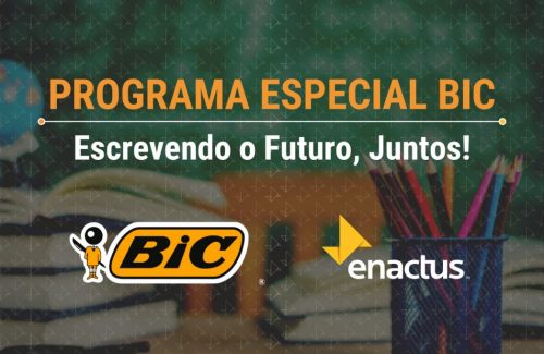 “Escrevendo o futuro, juntos!”: inscrições abertas para nova oportunidade da Enactus Brasil em parceria com a BIC