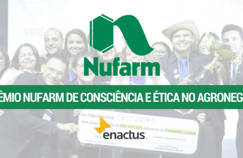Por um mundo mais sustentável, estudantes participam do Prêmio Nufarm de Consciência e Ética no Agronegócio.