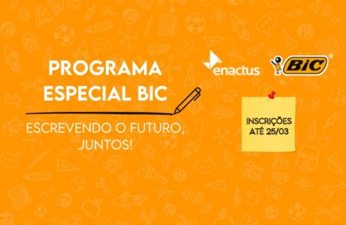 BIC lança a 2ª edição do programa especial exclusivo para estudantes da Enactus Brasil